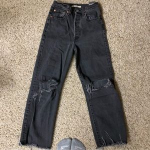 Levi’s ribcage straight ankle